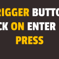 how to trigger button click on enter key press using javascript